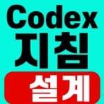Codex 지침 설계의 세 단계와 저장소별 적용 범위를 보여주는 대표이미지