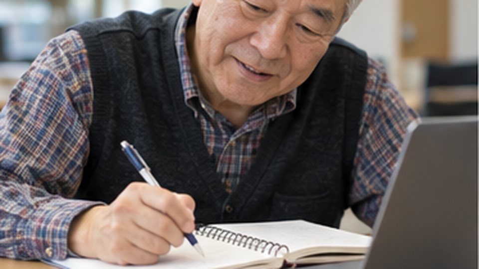 질문을 만들고 답변을 고치는 학습자가 설명을 나누는 장면